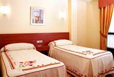 Bedroom in Arzúa hotel