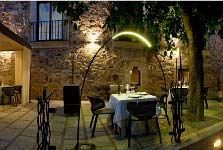 The hotel in Cáceres