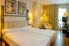 Bedroom in Logroño hotel