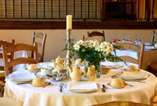 Dining area in Pedraza hotel
