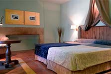 Bedroom in the Trujillo hotel