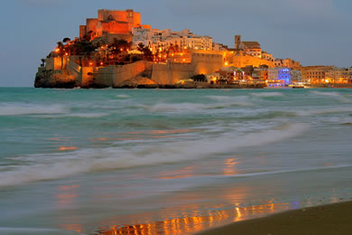 Peñiscola at night