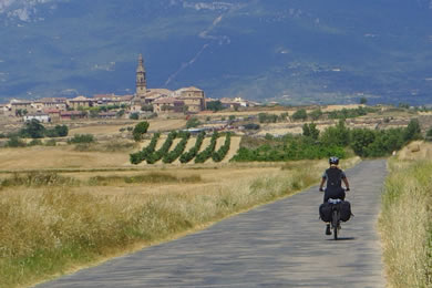 cyclist in la rioja