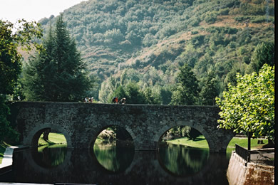 bridge in Molinaseca