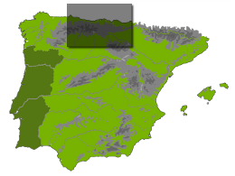 Location on map of Spain