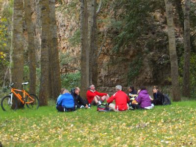 Relaxing by the river Eresma