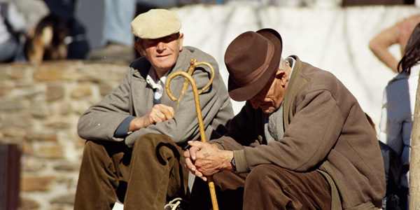 Two old spanish locals